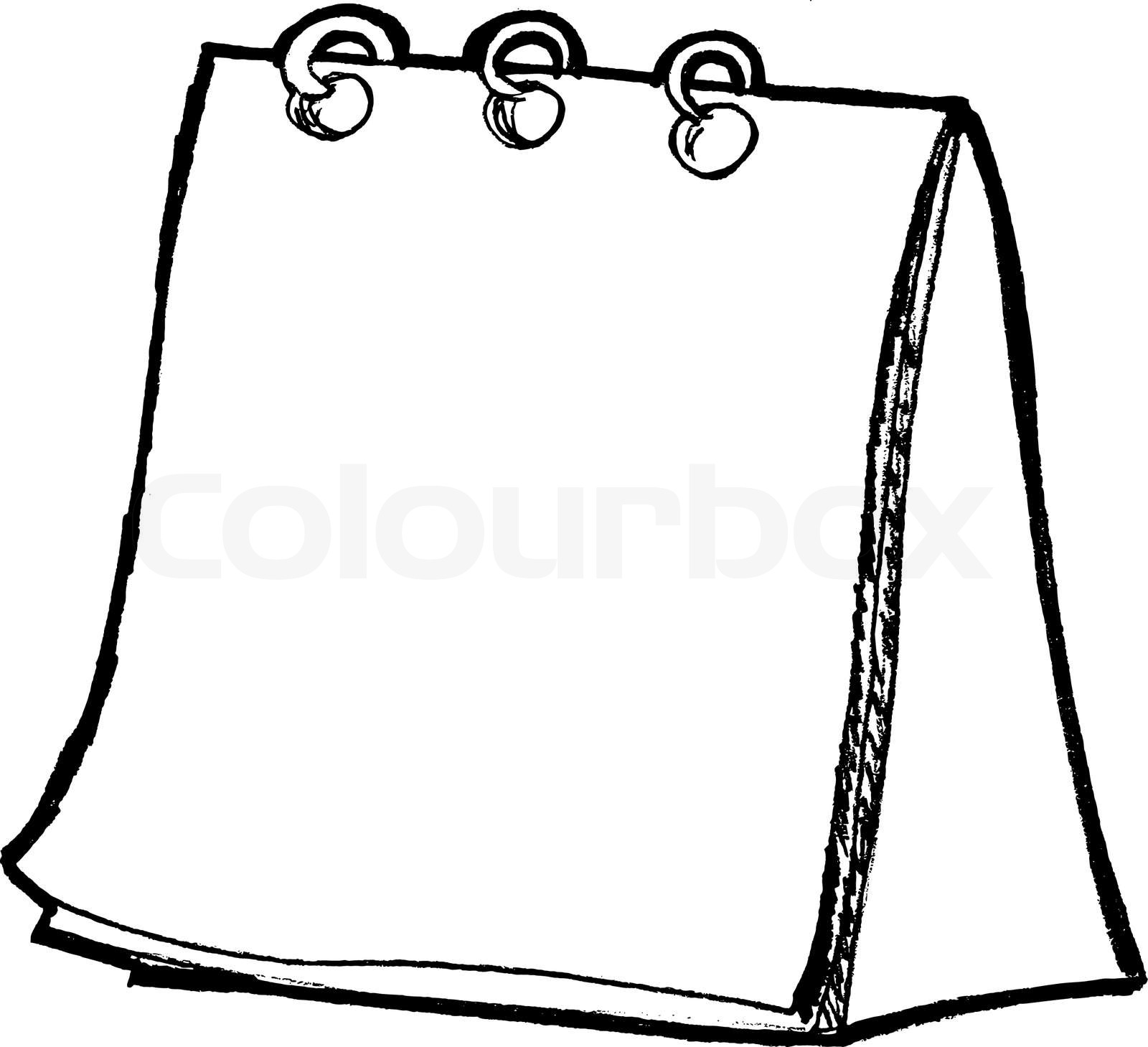 blank kalender | Stock vektor | Colourbox