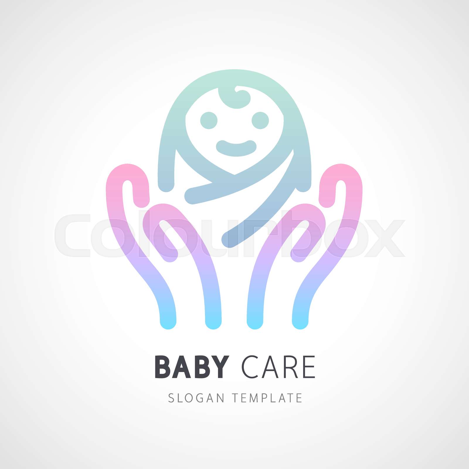 Baby Care Symbol Template | Stock vector | Colourbox