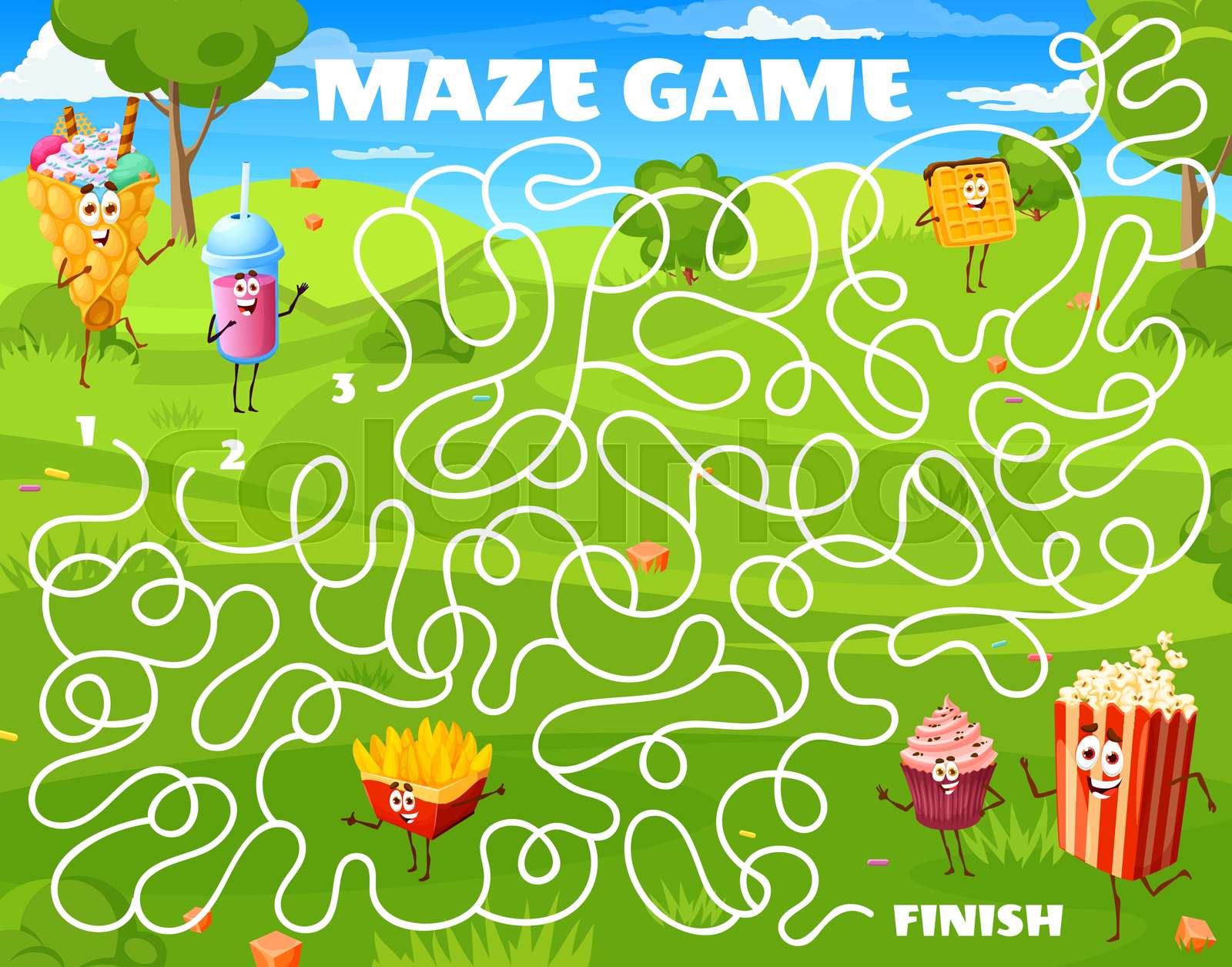  Foto zu irrgarten, kind, labyrinth 