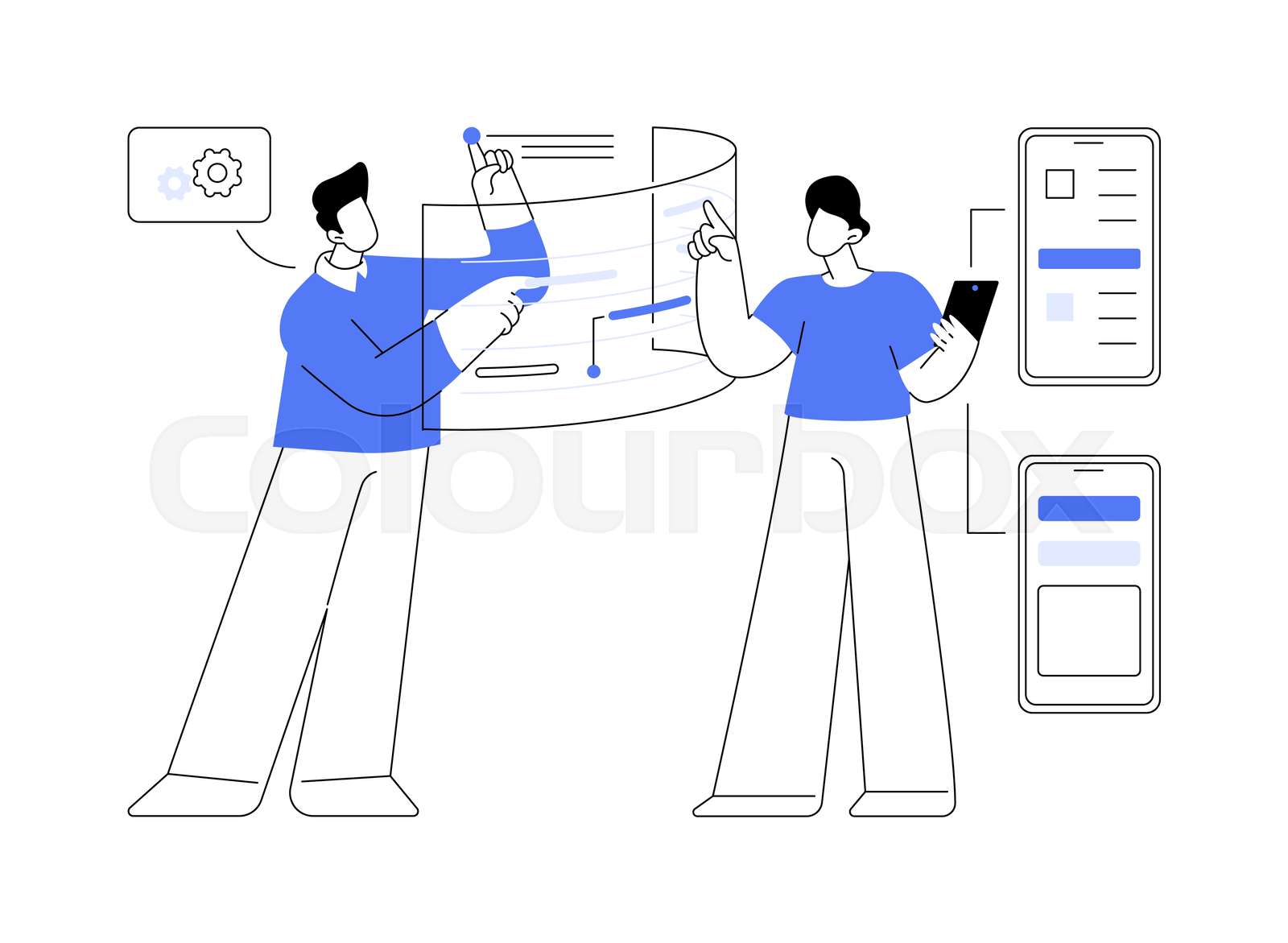 Beta Testing Abstract Concept Vector Illustration Stock Vector