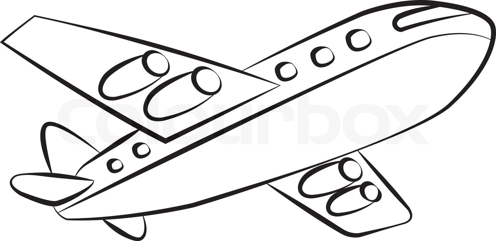 Flugzeug | Stock-Vektor | Colourbox