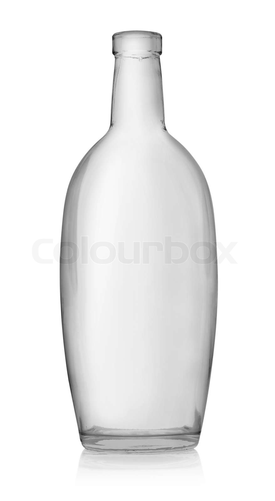 Empty bottle of vodka Stock image Colourbox