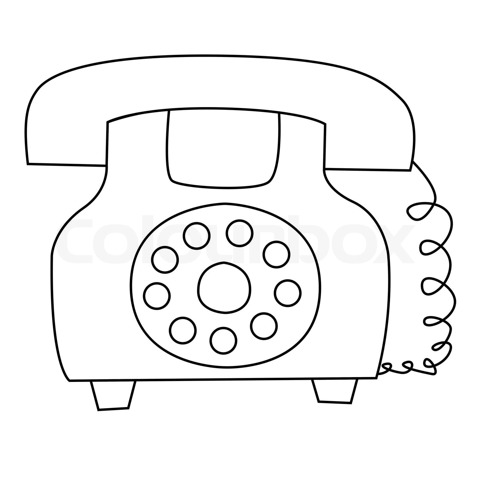 Telephone Stock vector Colourbox
