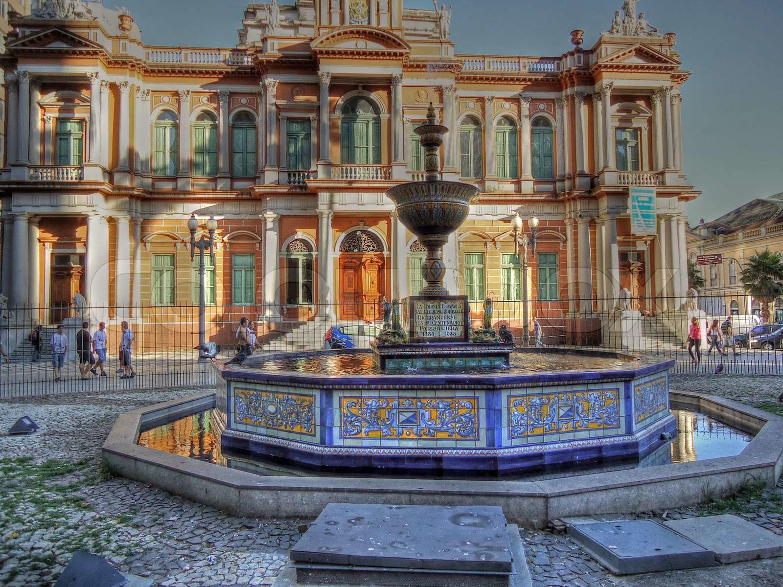 Fonte Talavera de la Reina Stock image Colourbox