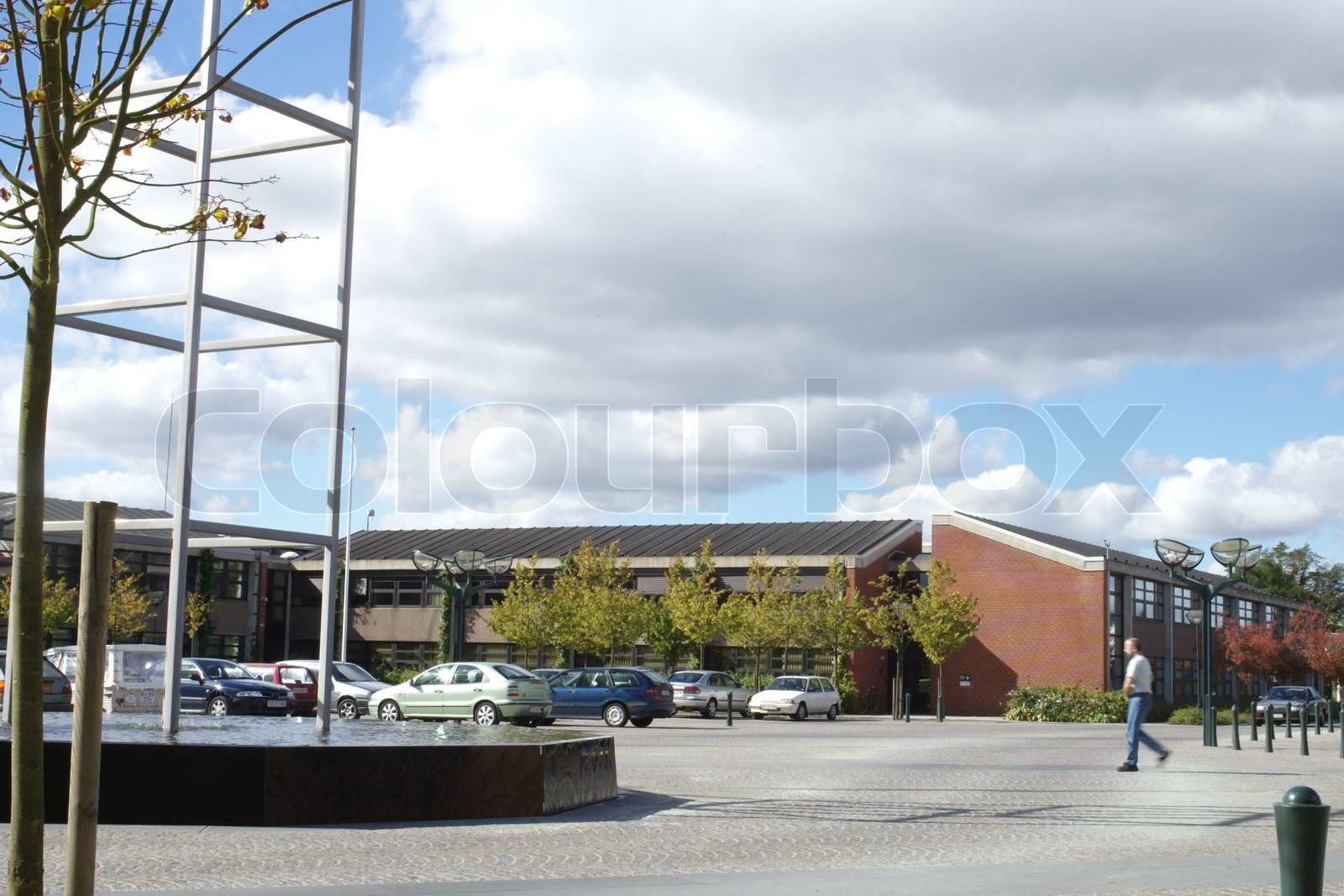 billund, city, stadt Stock Bild Colourbox