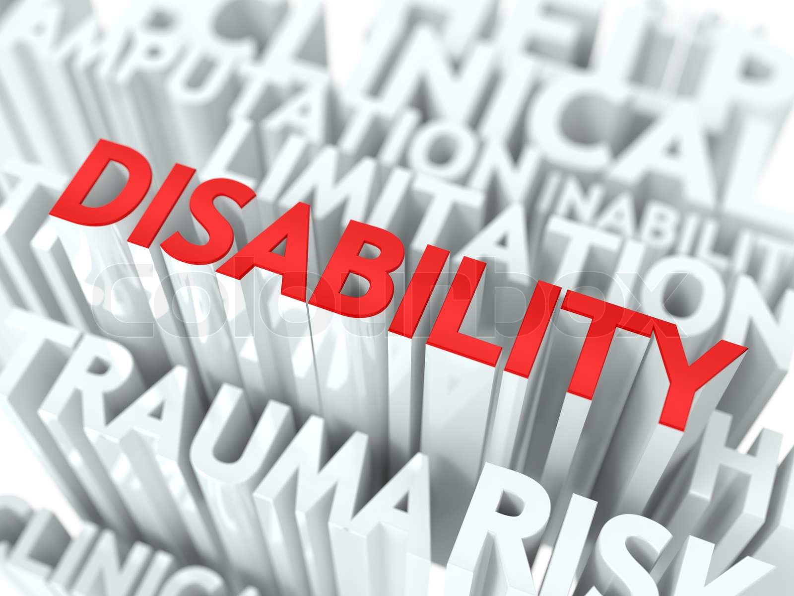 Disability Background Conceptual Design | Stock image | Colourbox