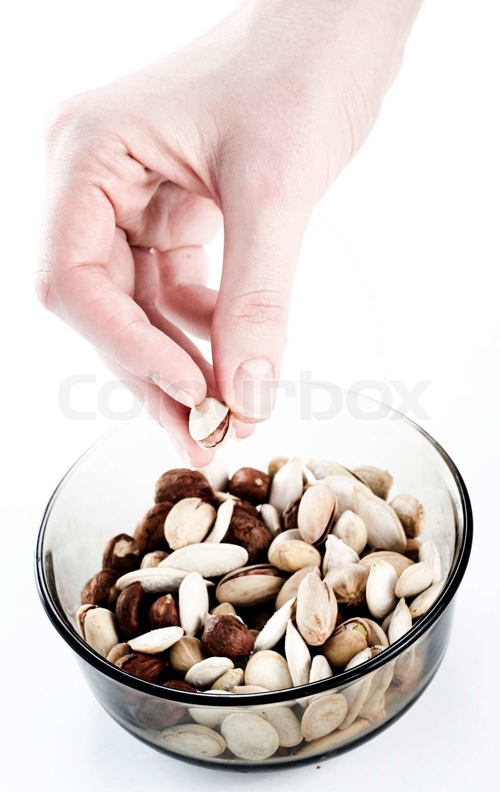 Nuts Stock image Colourbox