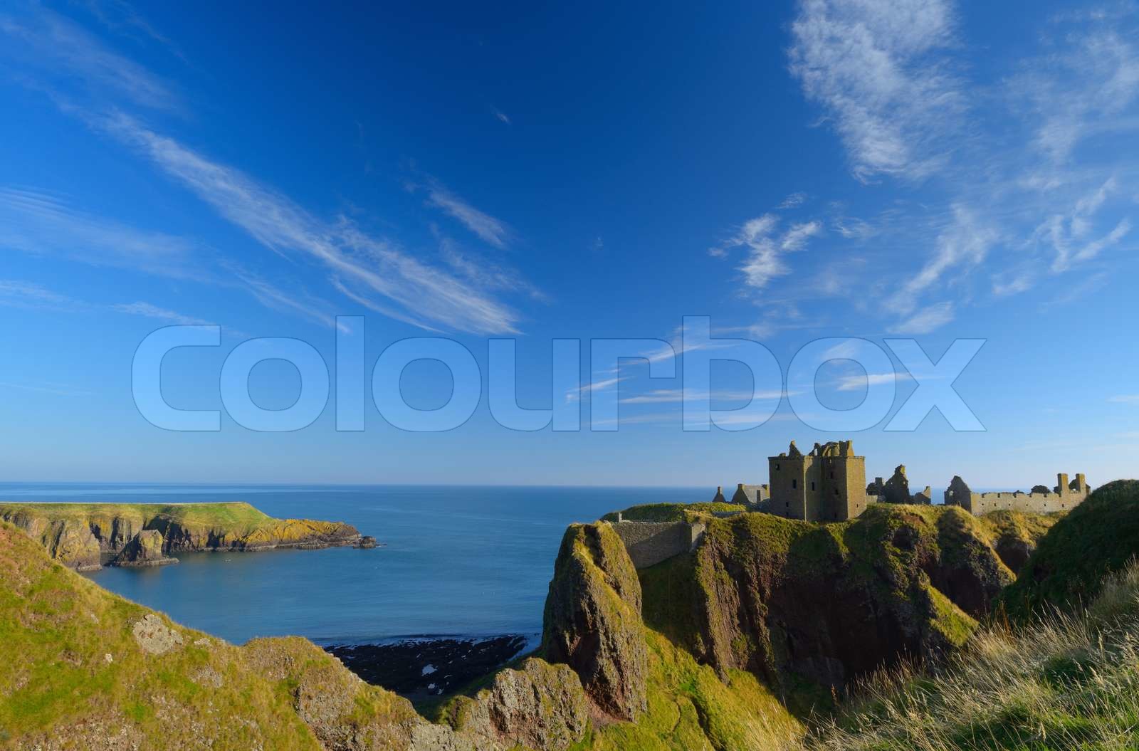 Dunnottar Castle Stock Image Colourbox