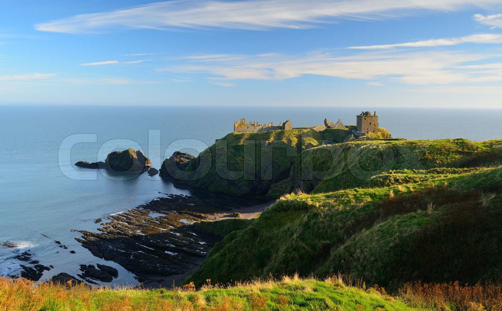 Dunnottar Castle Stock Bild Colourbox