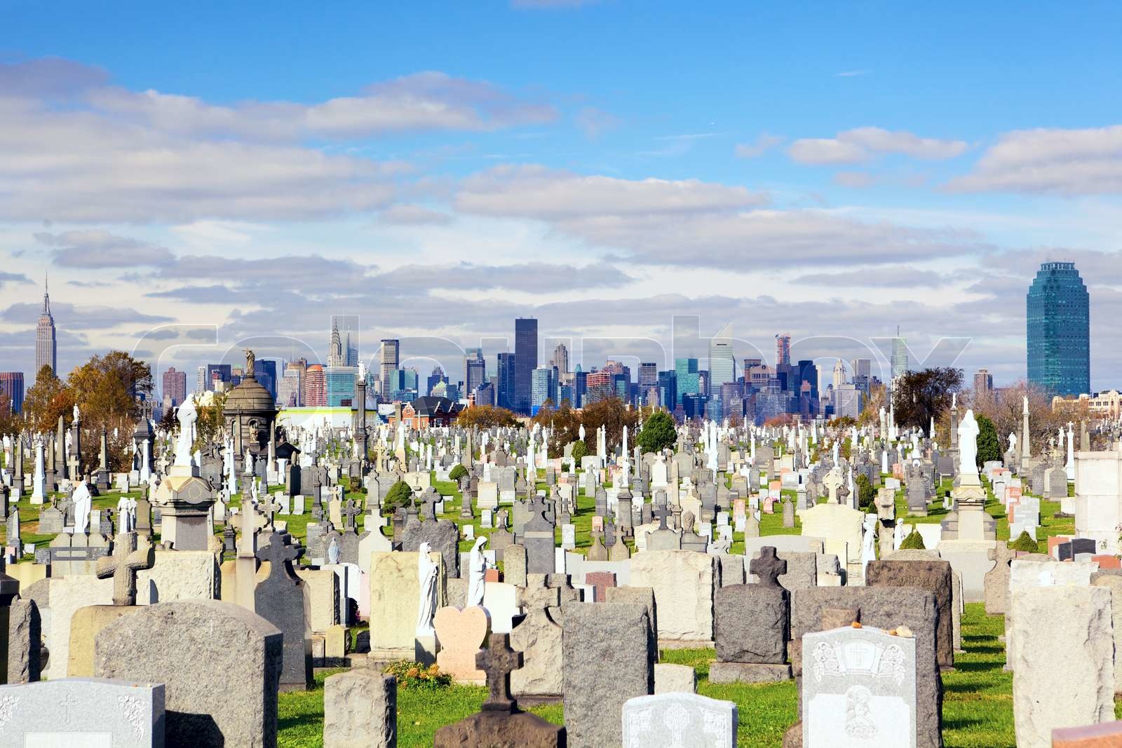 Calvary Cemetery Stock Bild Colourbox