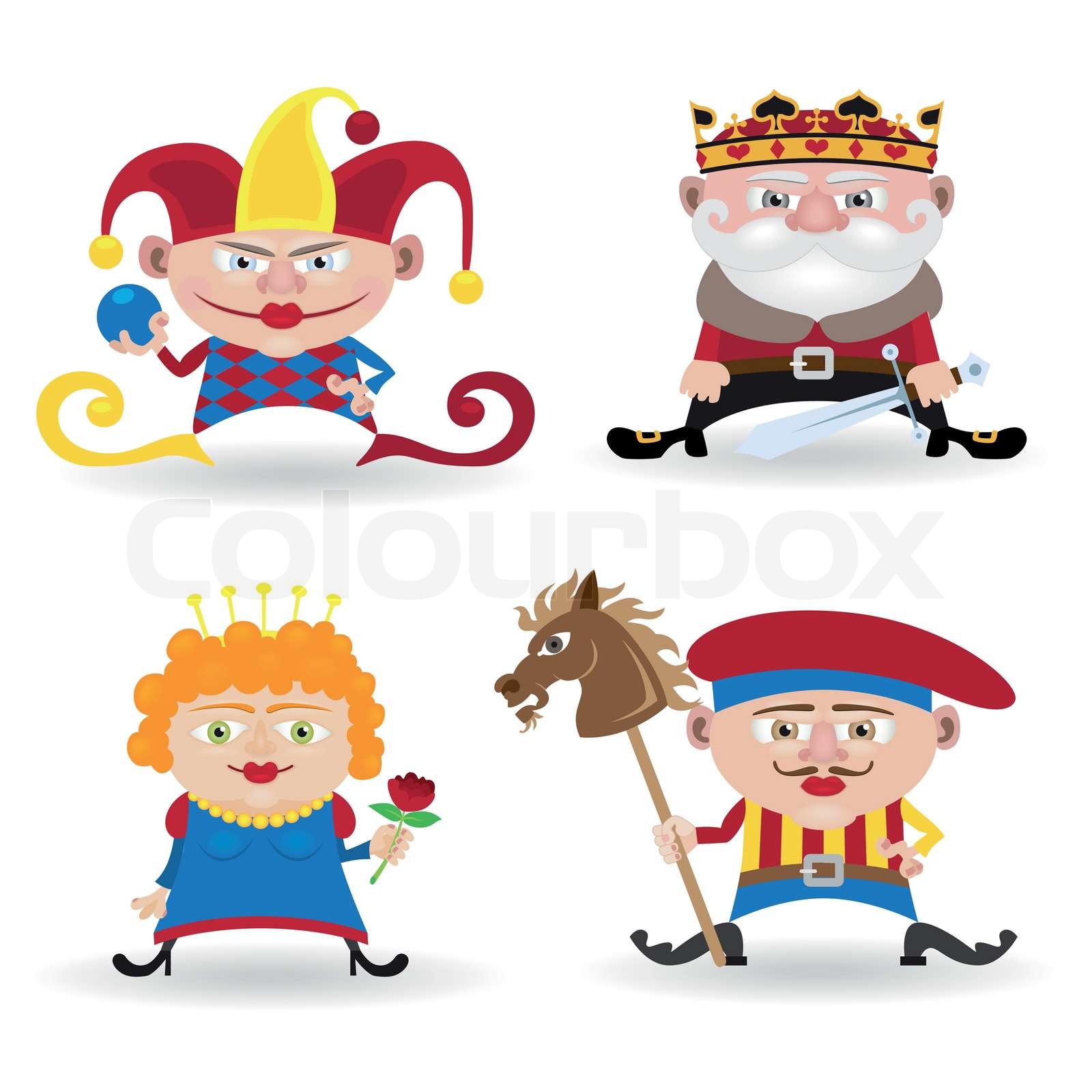 Funny people set | Stock vector | Colourbox