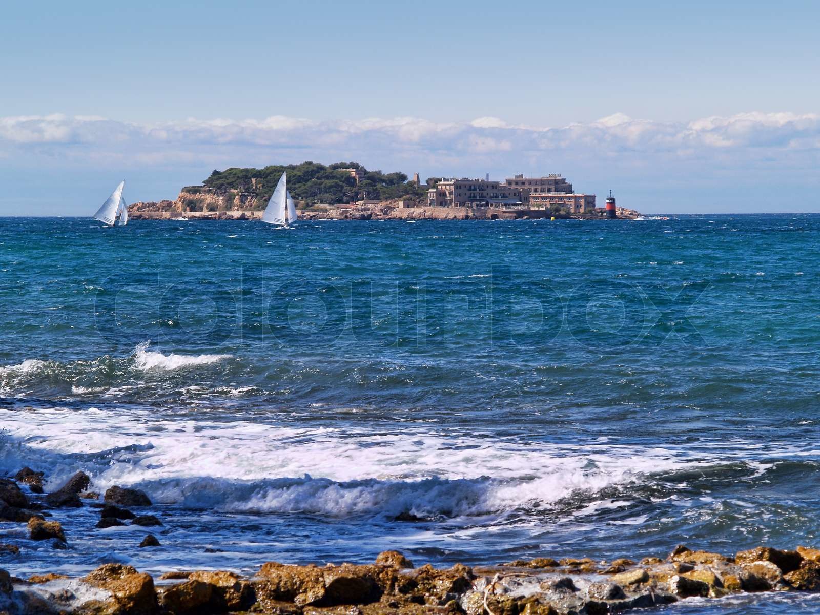 ile de Bendor Stock Bild Colourbox