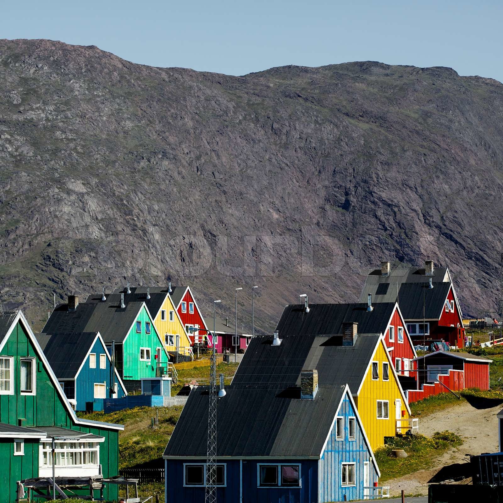 Narsaq Stock image Colourbox