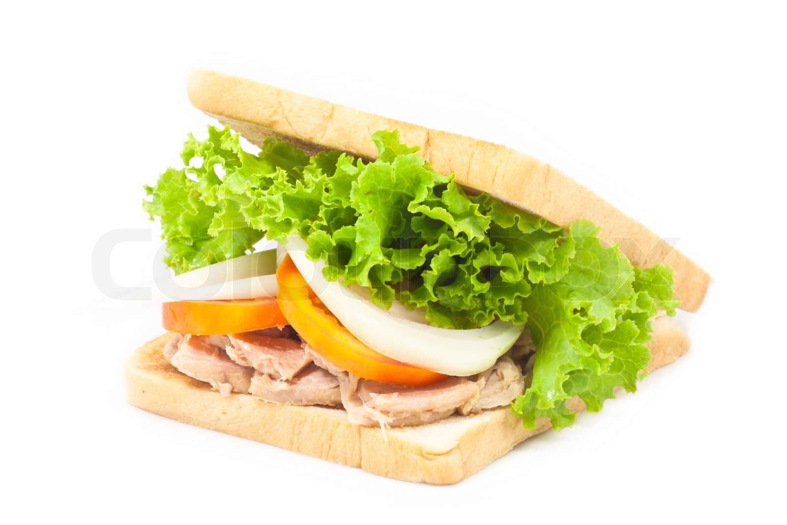 Tuna Sandwich Stock image Colourbox