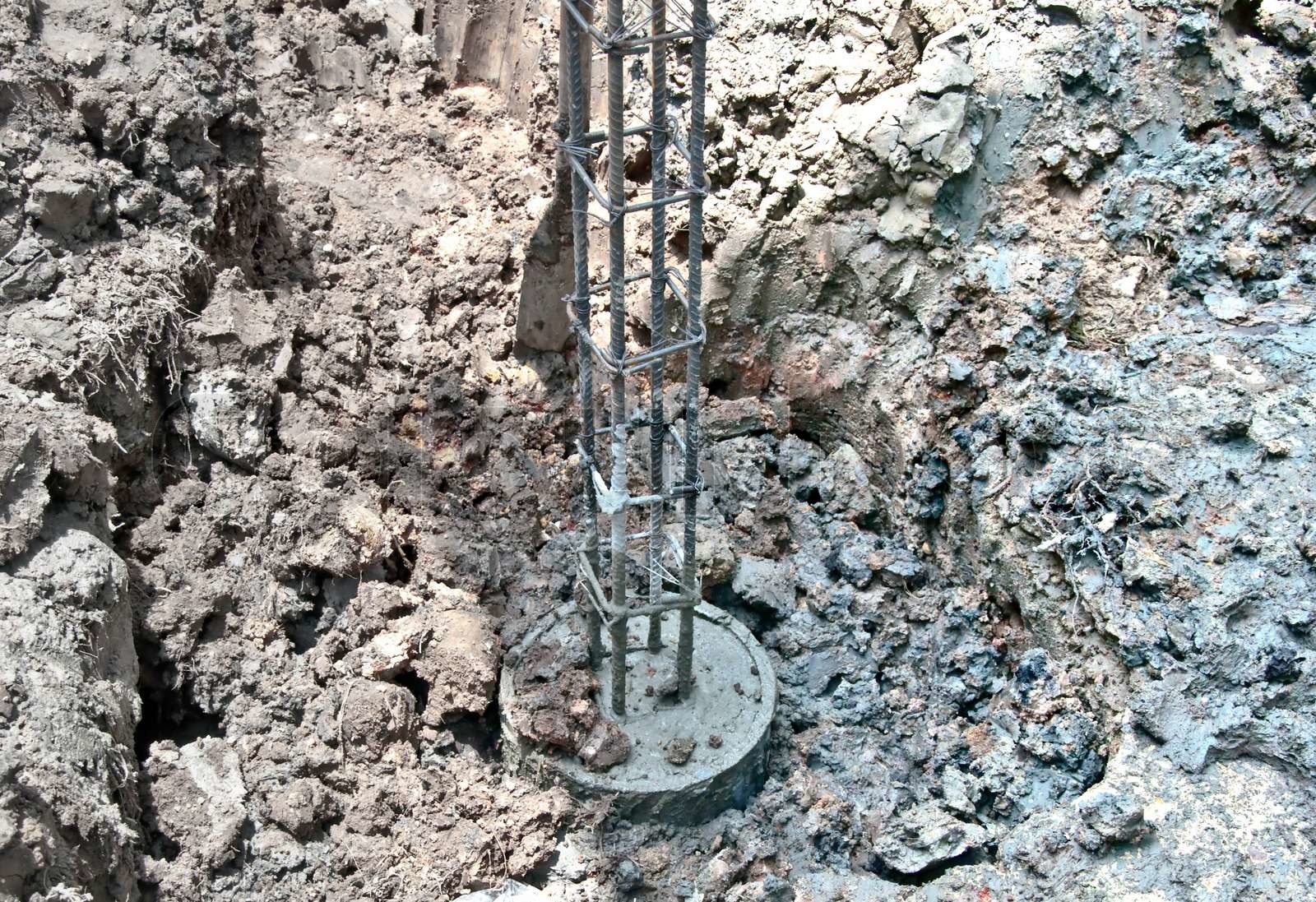 The Concrete pole | Stock image | Colourbox