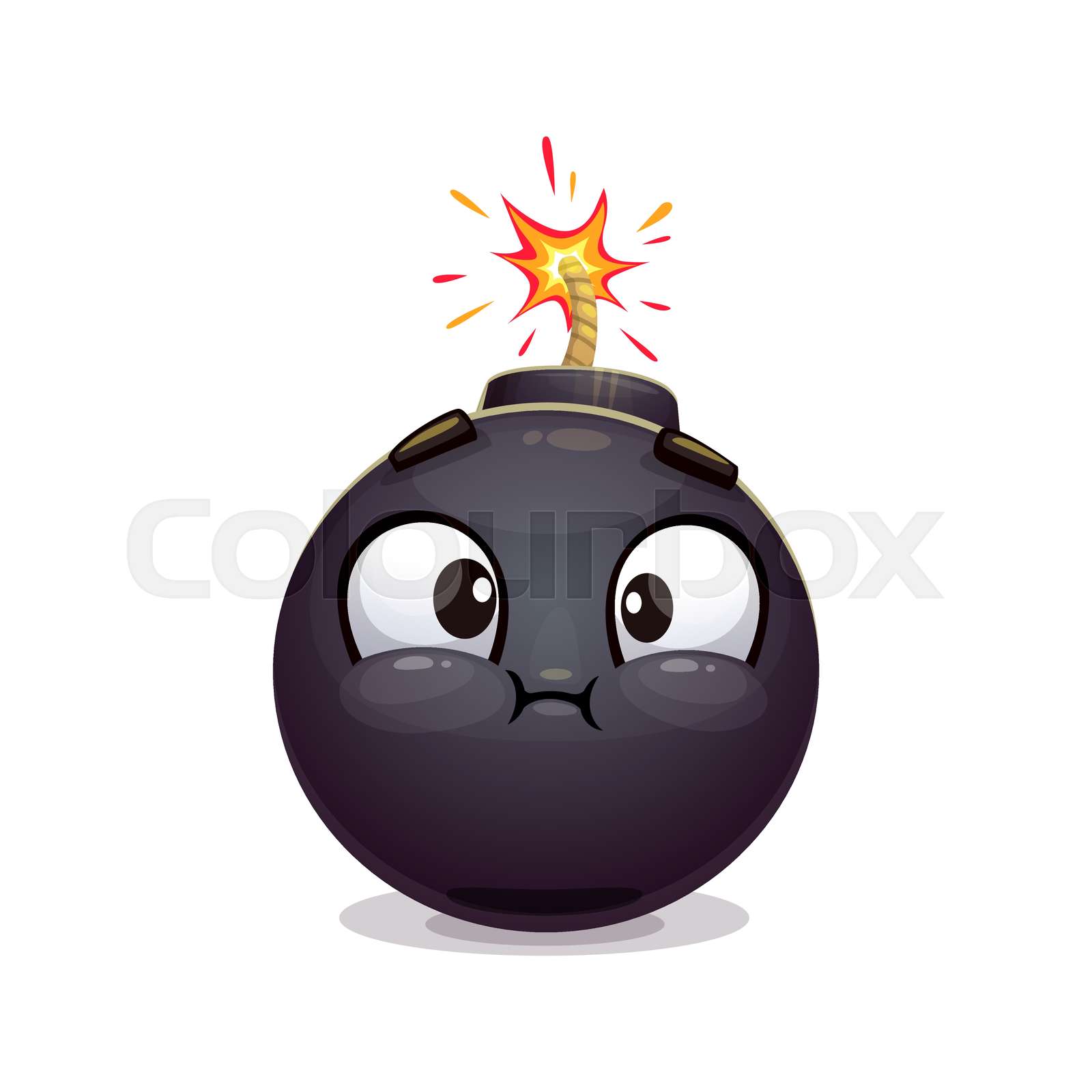 karikatur, bombe, charakter | Stock-Vektor | Colourbox