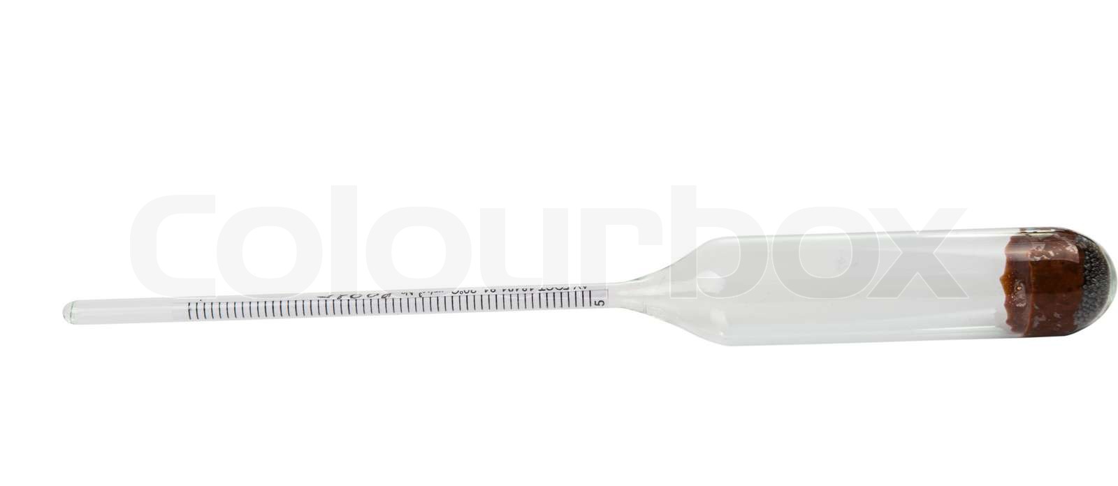 Hydrometer isolierten | Stock Bild | Colourbox