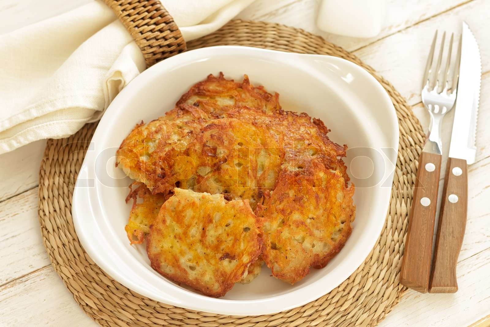 Kartoffelpuffer | Stock Bild | Colourbox Kartoffelpuffer | Stock Bild | Colourbox