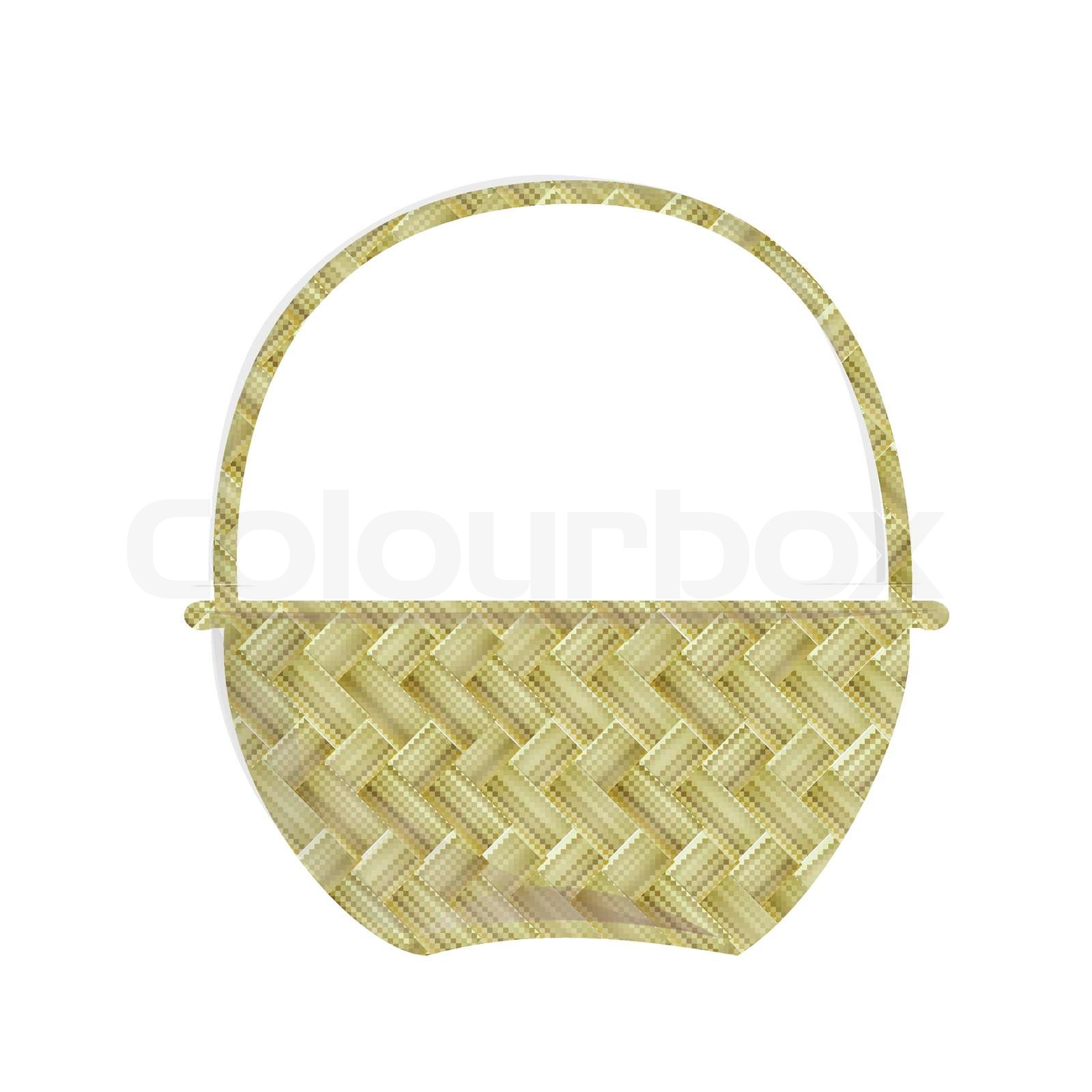 Empty vector basket | Stock vector | Colourbox