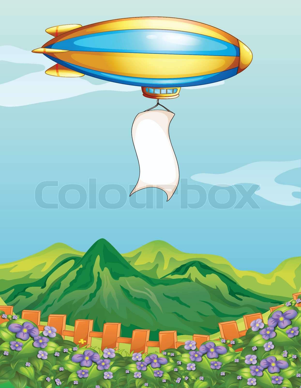 mn_mix_blimp_banner_15 | Stock vektor | Colourbox