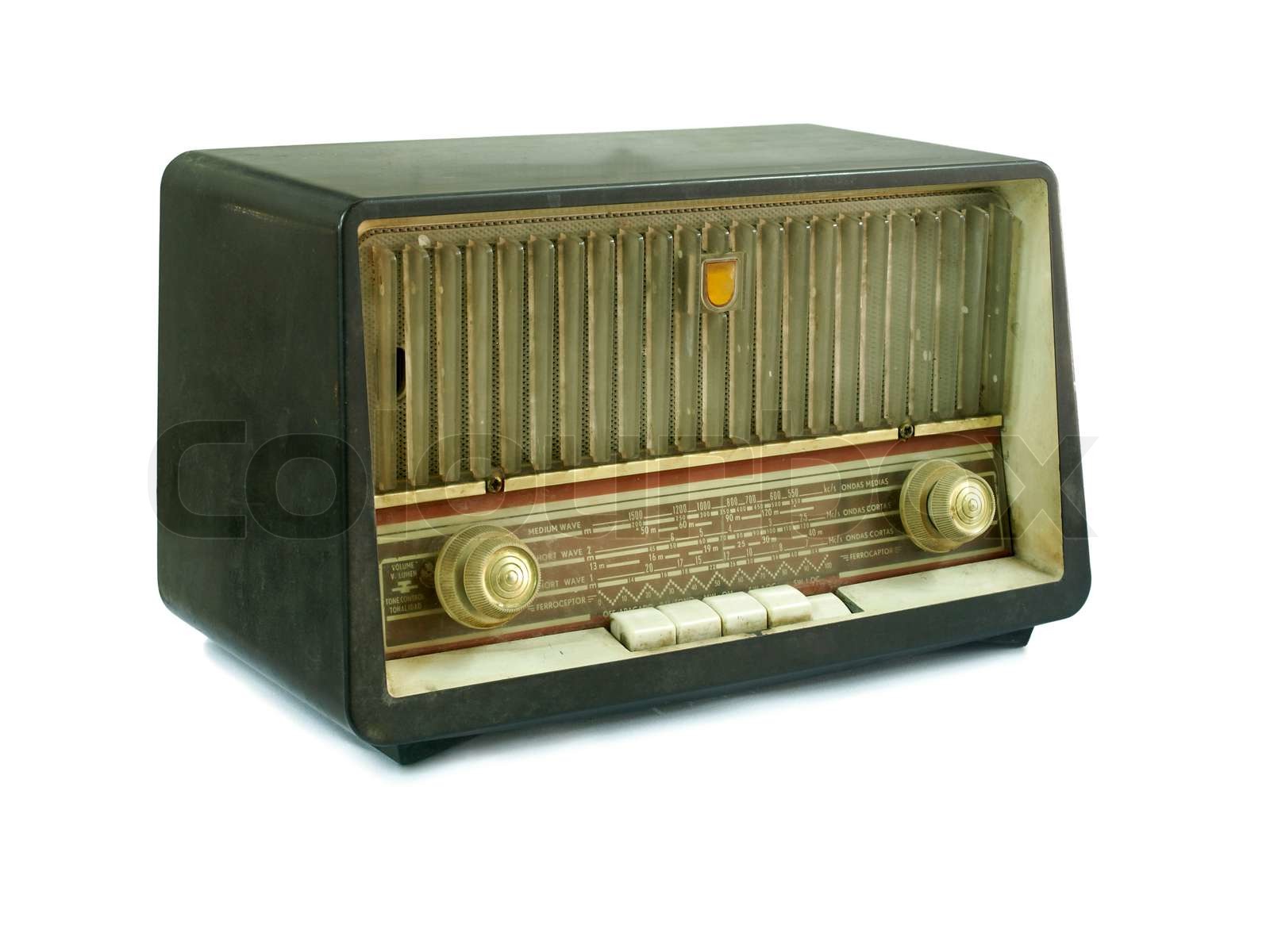 Vintage fashioned radio | Stock image | Colourbox