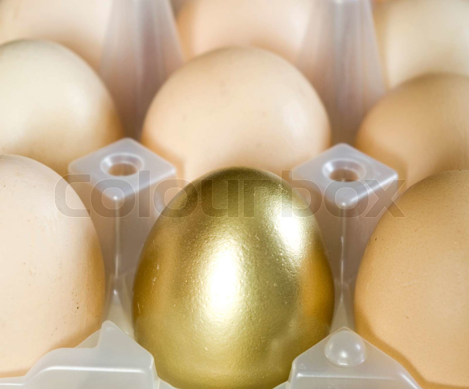 gold egg Stock image Colourbox