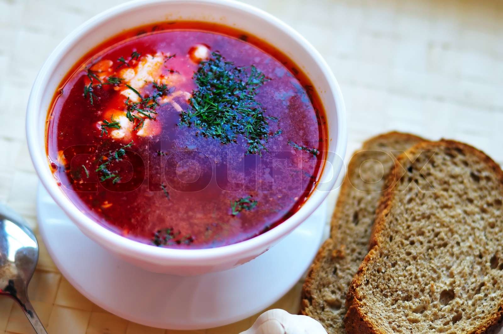borsch Stock image Colourbox