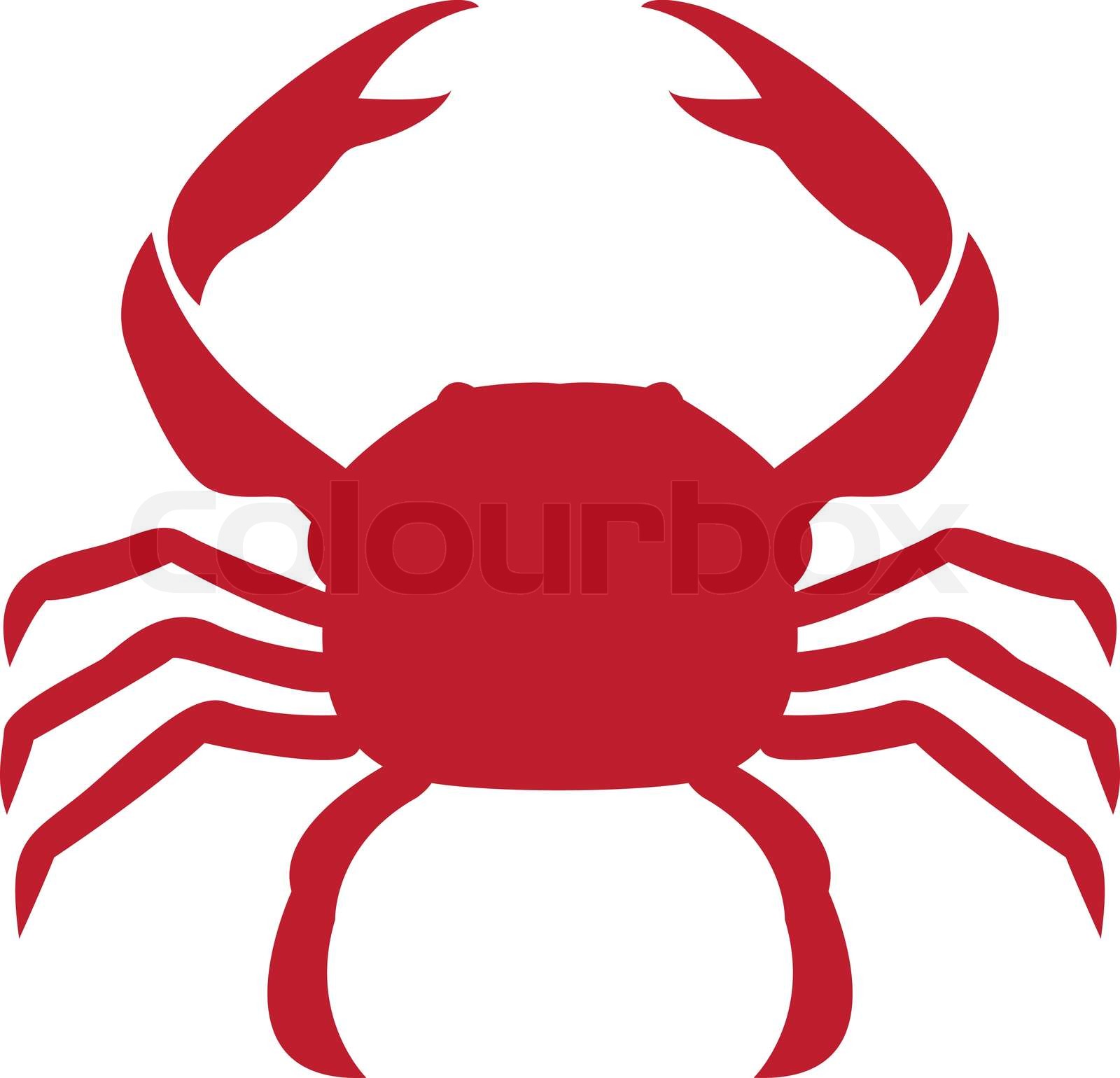 Vector image of an crab | Stock vector | Colourbox