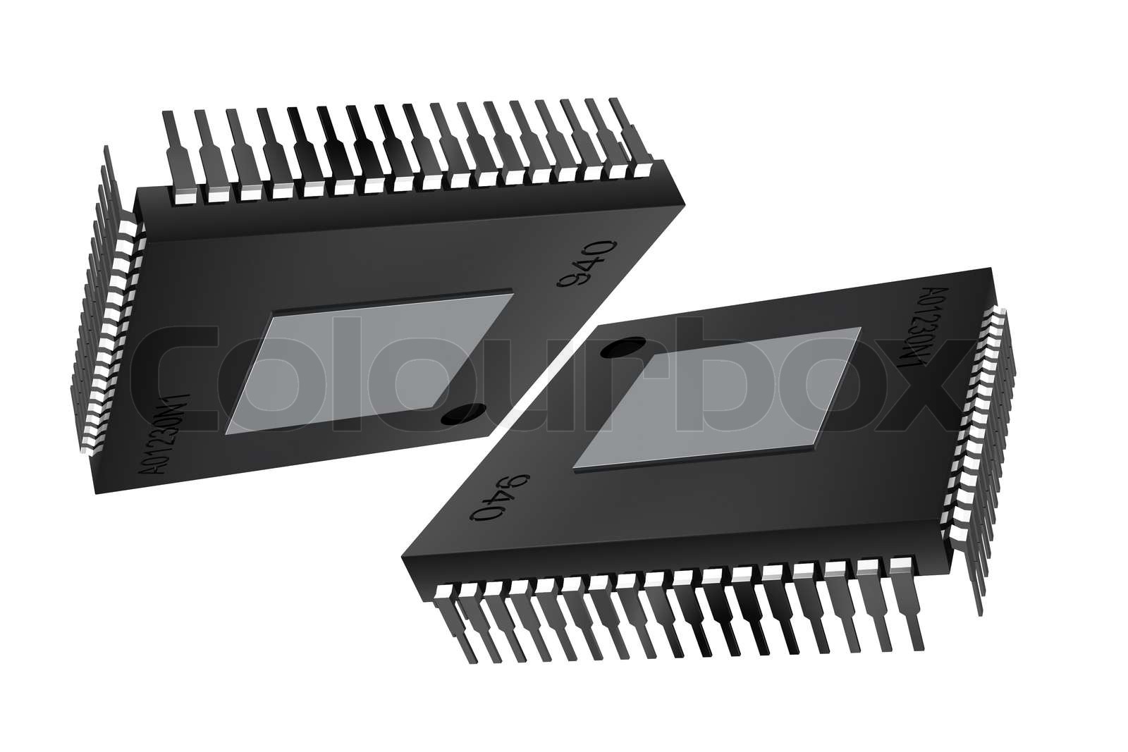 microprocessors Stock image Colourbox