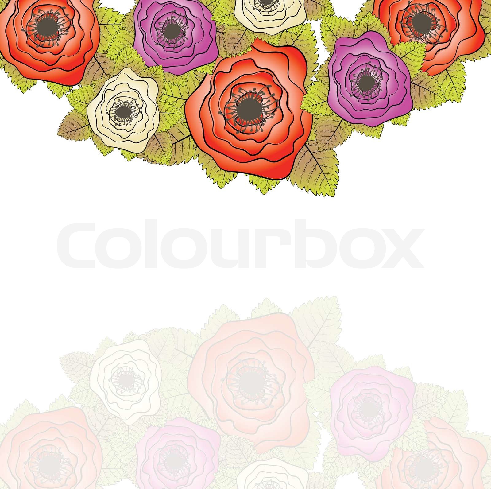 Set von Rosen Vektor-Illustration | Stock-Vektor | Colourbox Set von Rosen Vektor-Illustration | Stock-Vektor | Colourbox