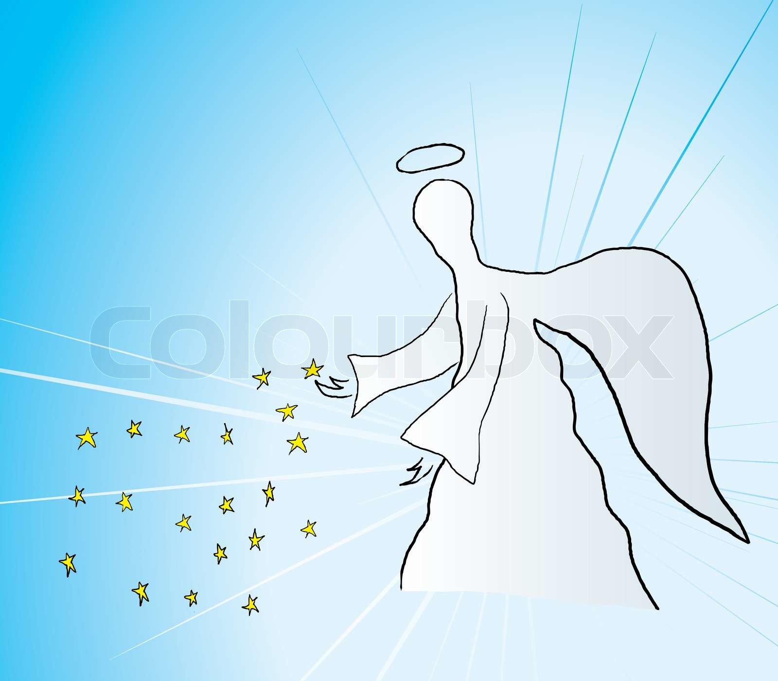 Angel | Stock vektor | Colourbox