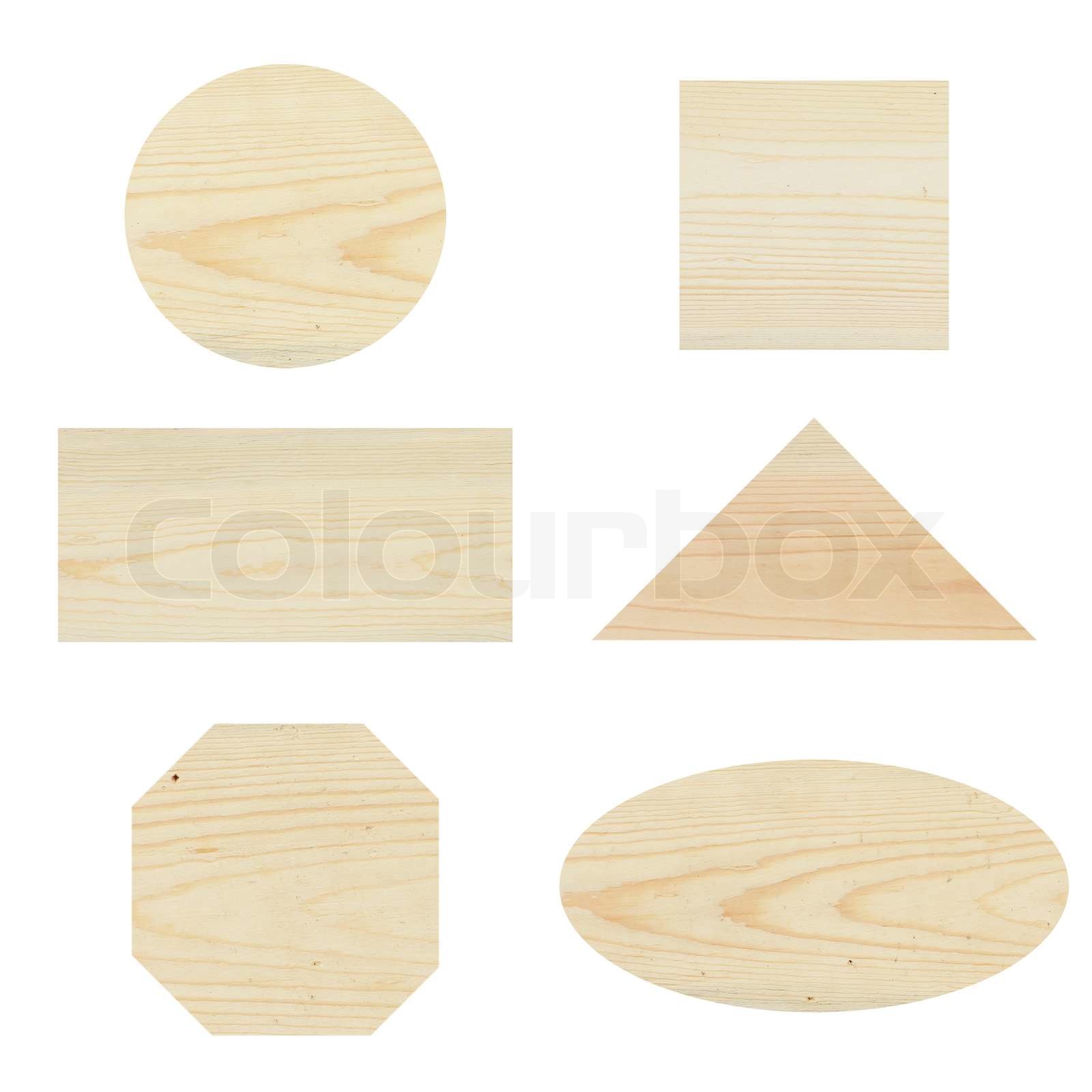 Holzform Sammlung | Stock Bild | Colourbox
