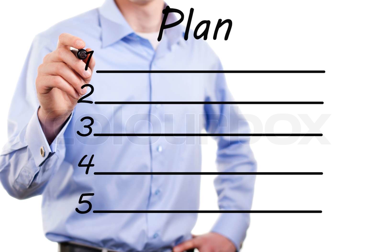 Plan | Stock Bild | Colourbox