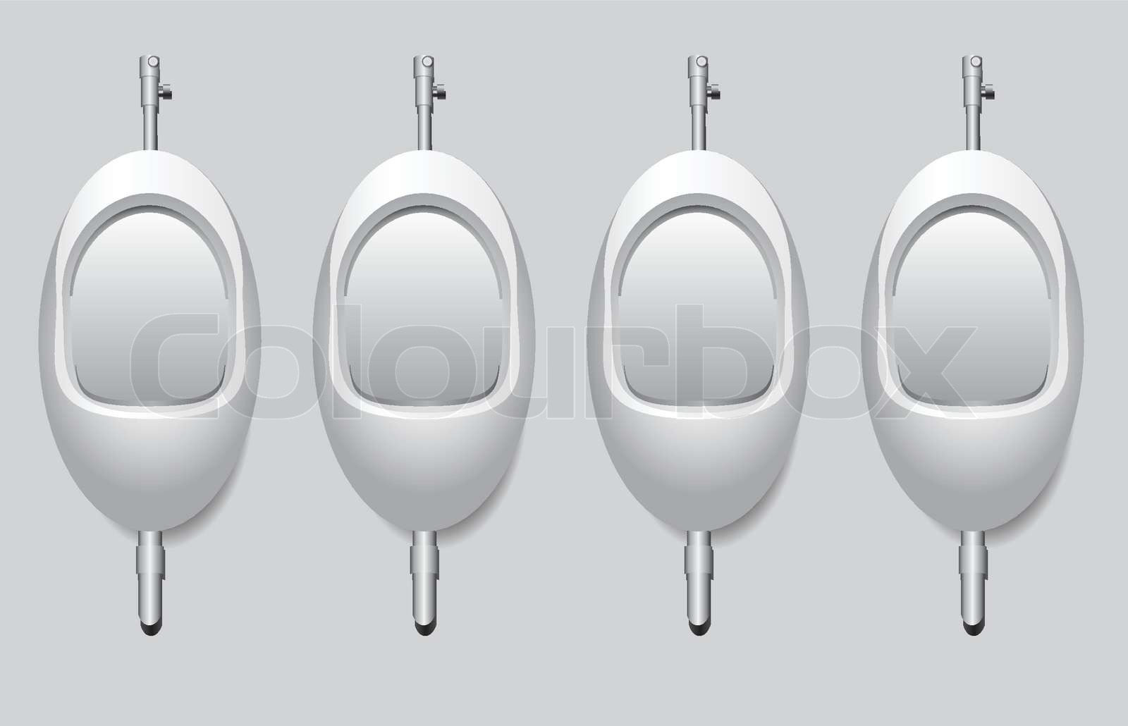 Urinal für urinieren Aufstehen | Stock-Vektor | Colourbox