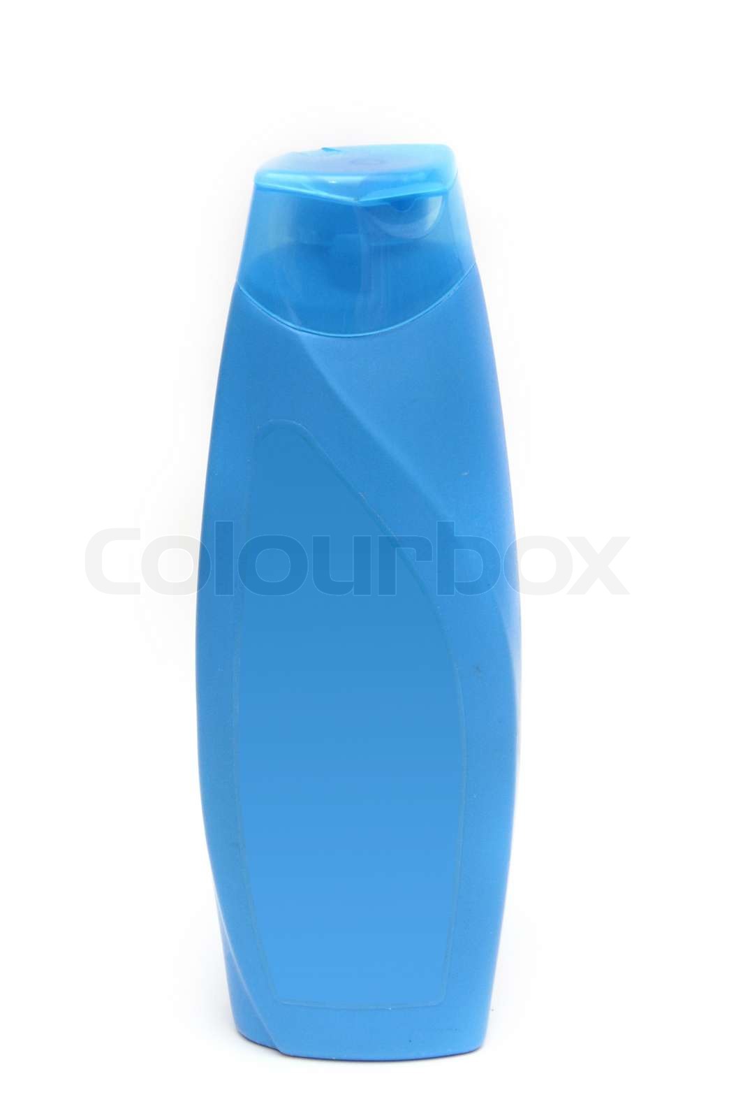 blue bottles set isolated on white Stock image Colourbox