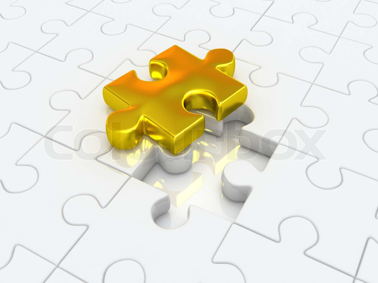 puzzle Stock image Colourbox