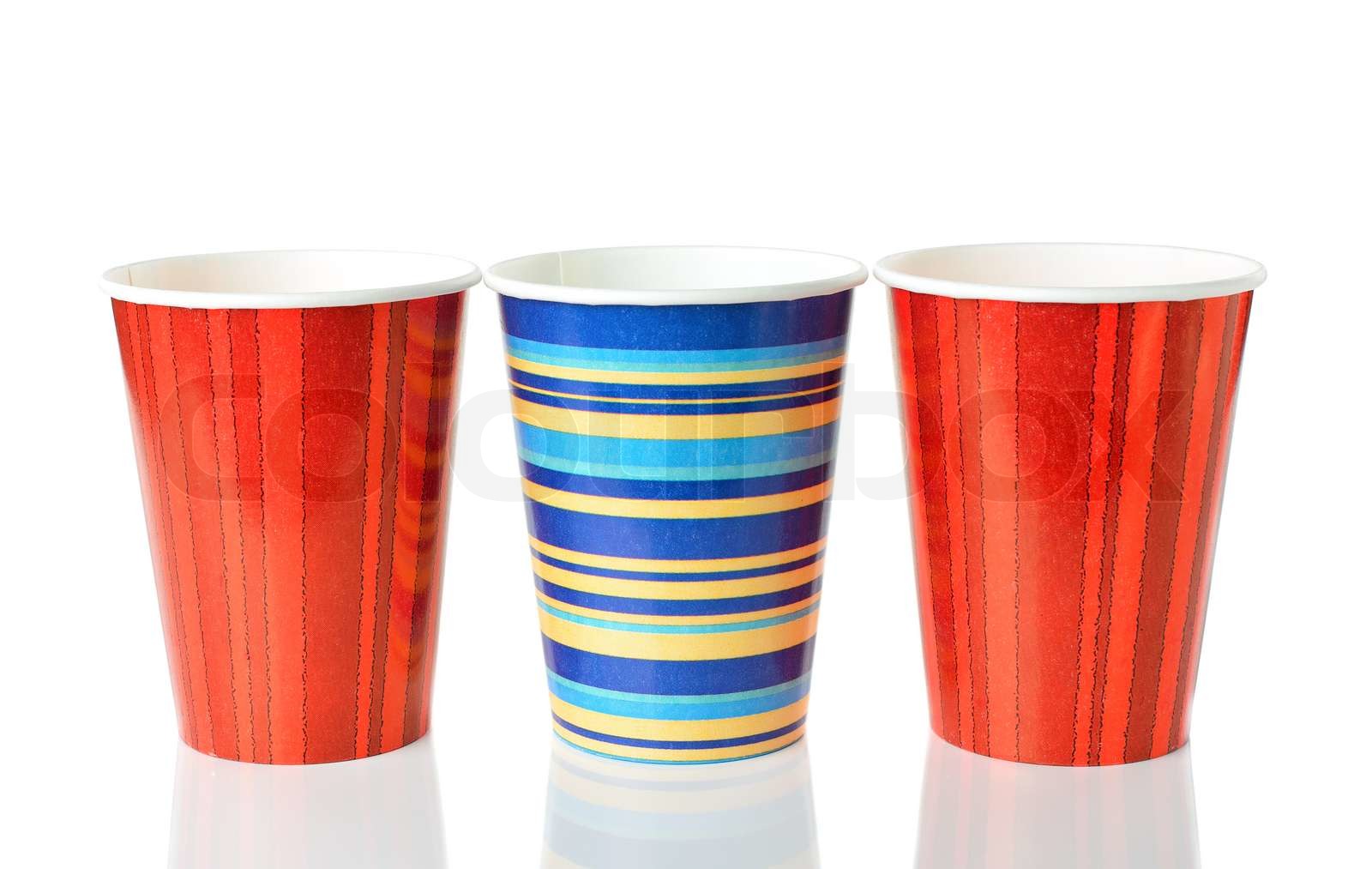 paper cups | Stock image | Colourbox