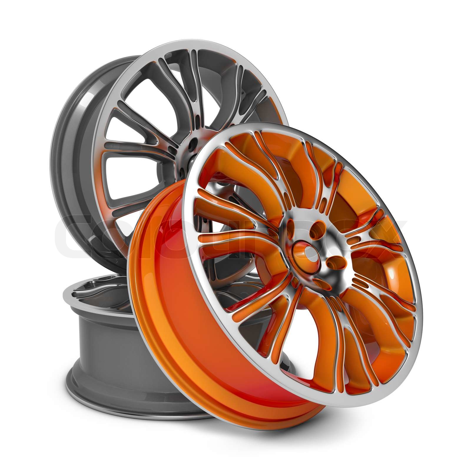 Car Rims Stock image Colourbox