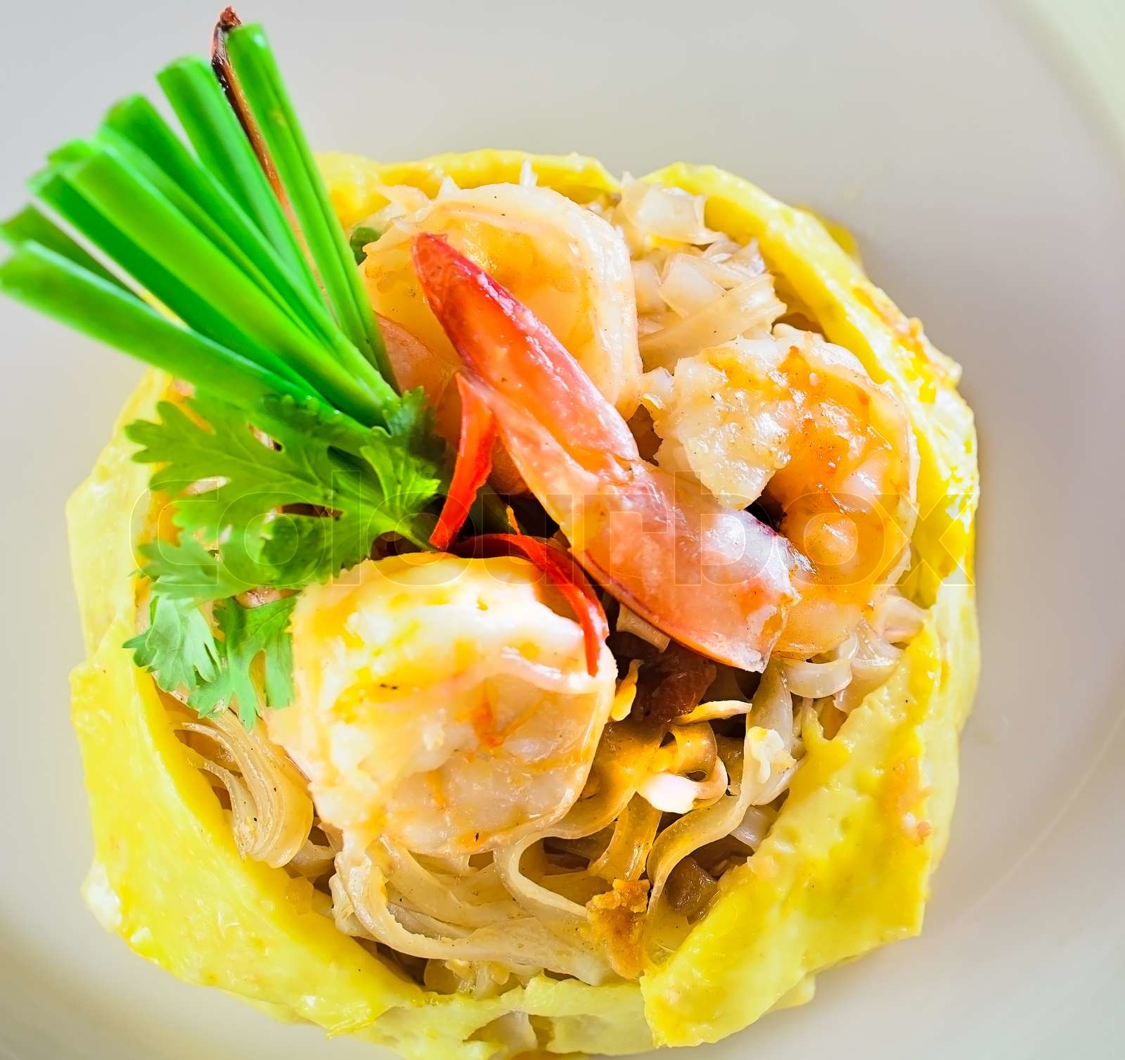 Phad Thai , Thai original mad | Stock foto | Colourbox