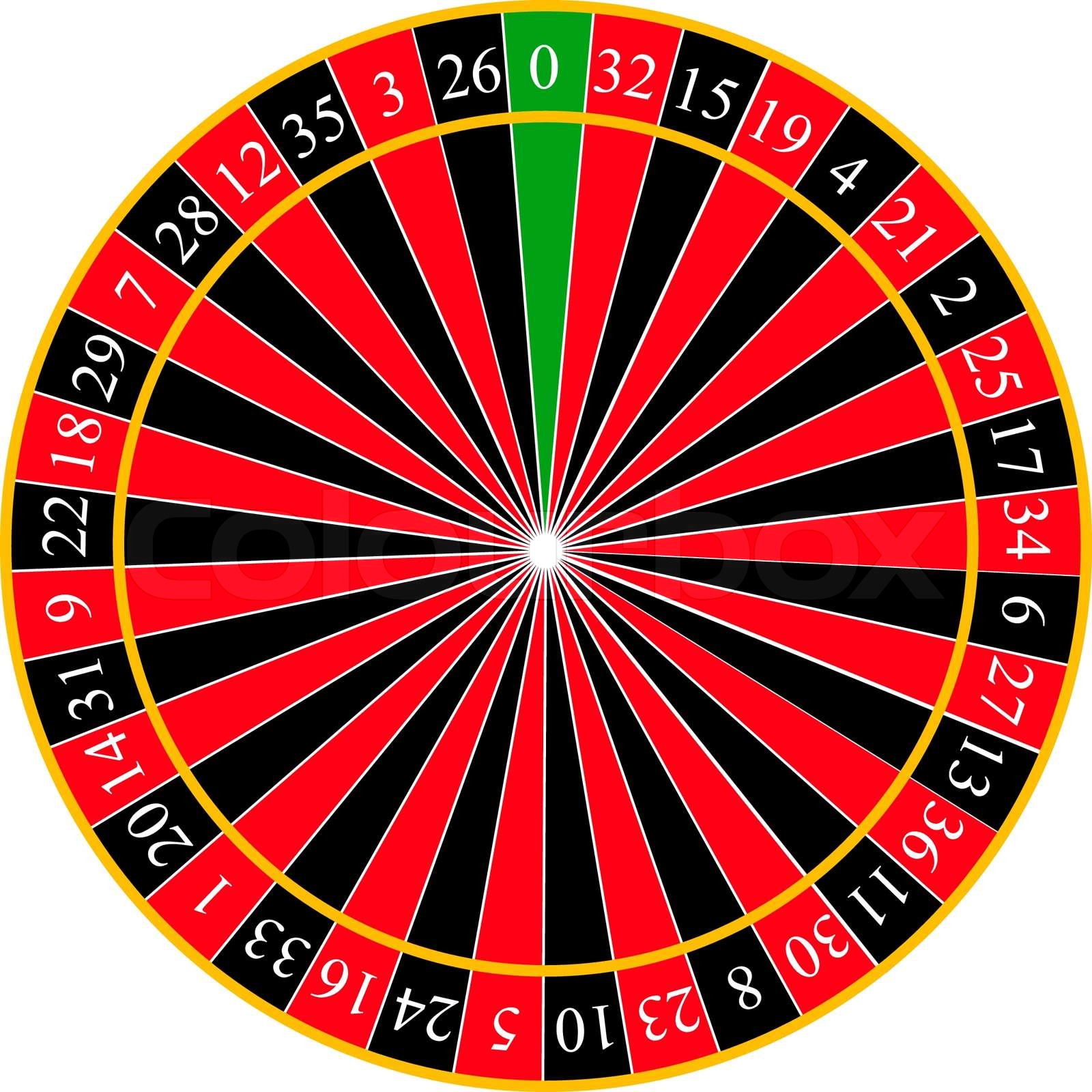 roulette wheel Stock vector Colourbox