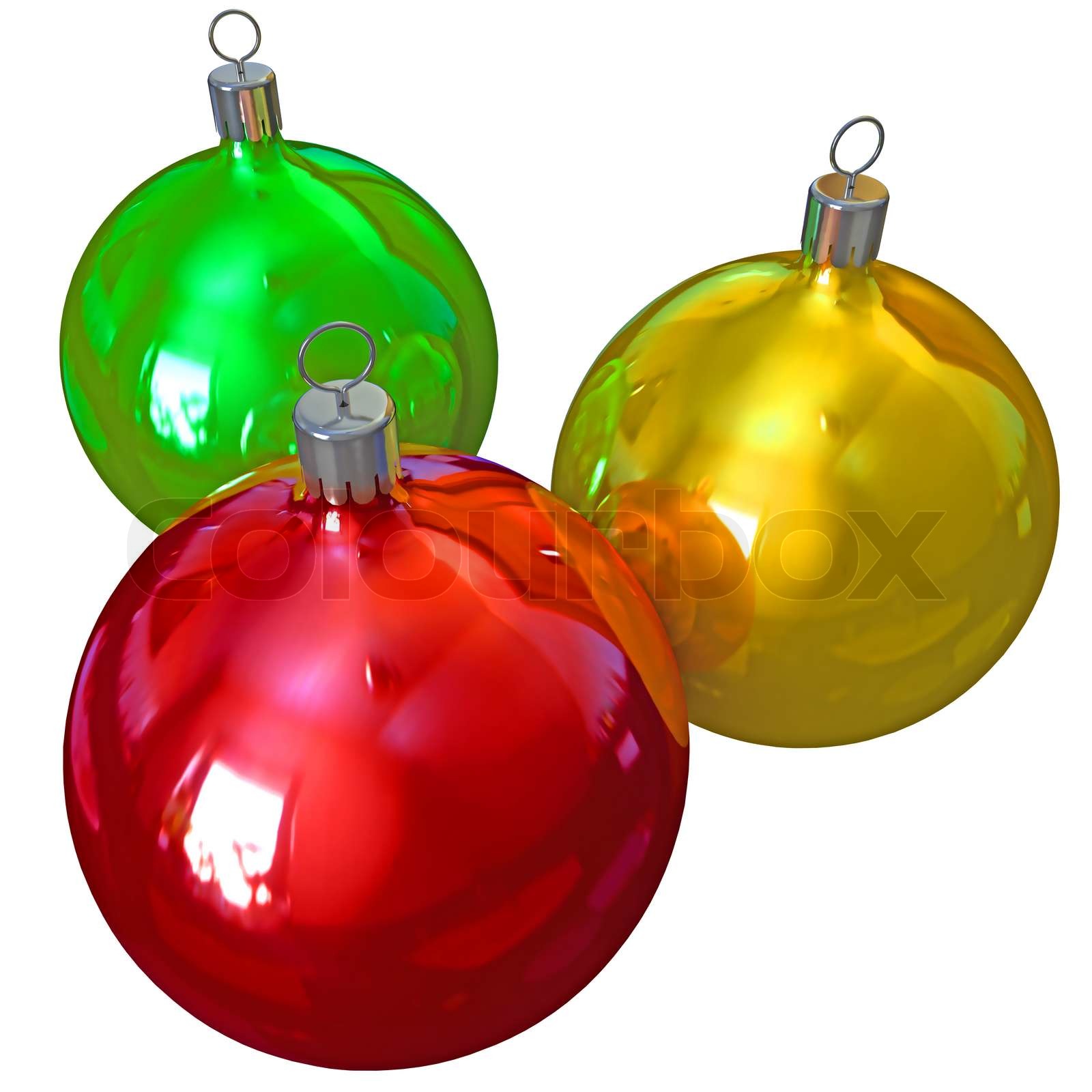 New Year's ball Stock image Colourbox