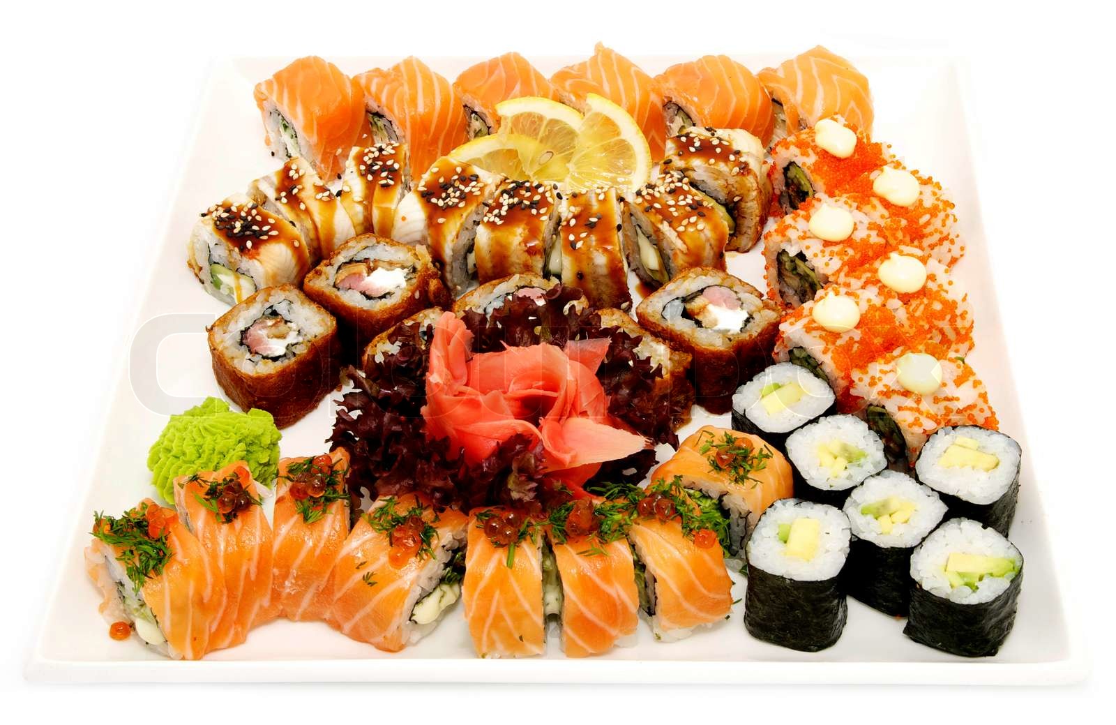 is sushi made of fish eggs