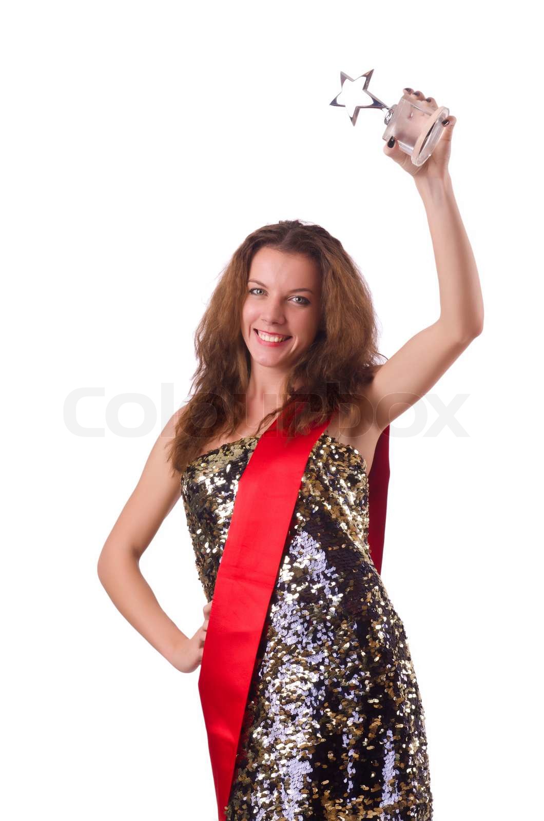 Woman Winning The Beauty Contest Stock Image Colourbox Woman Winning The Beauty Contest Stock Image Colourbox