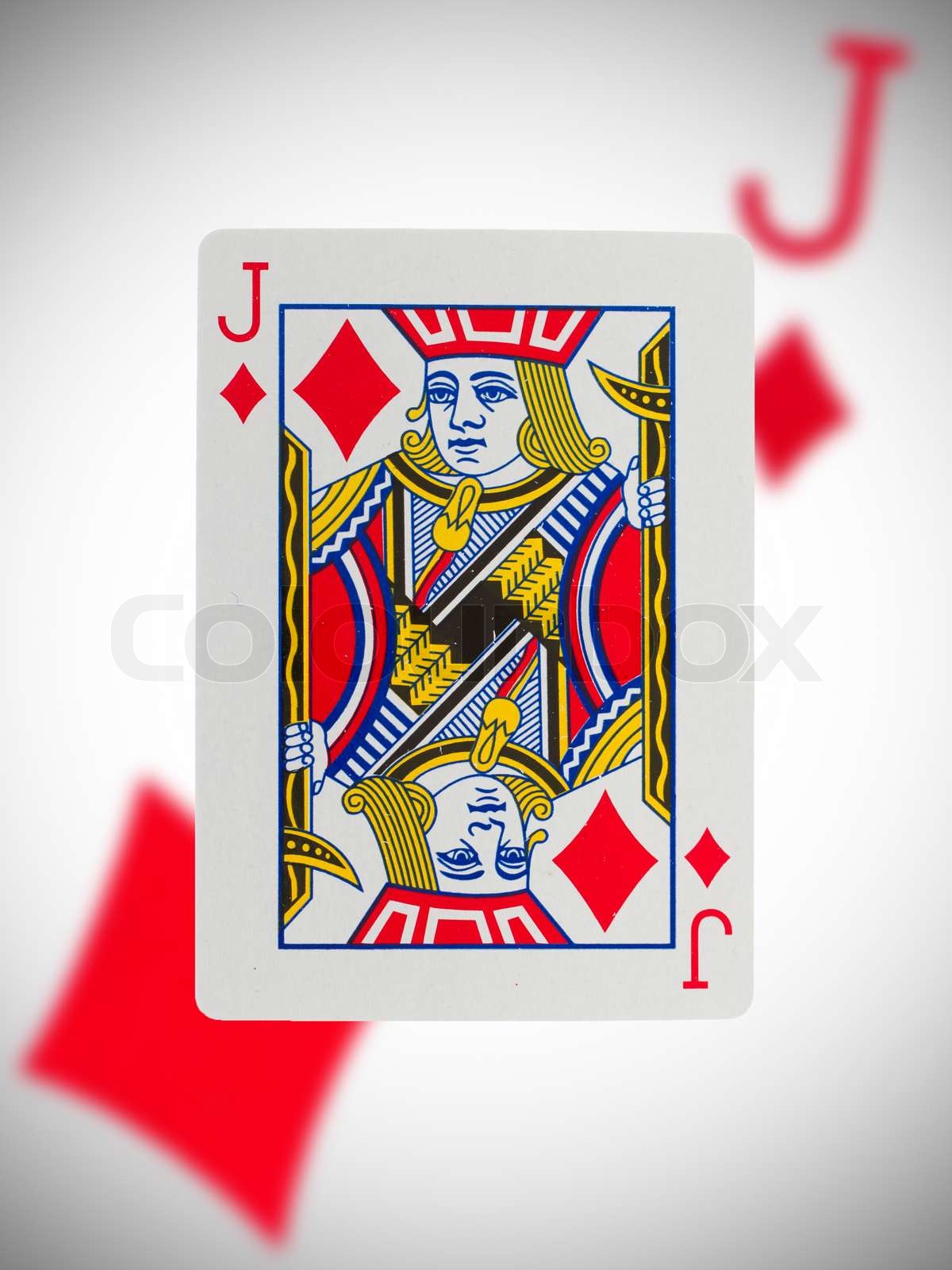 Playing card, jack Stock image Colourbox