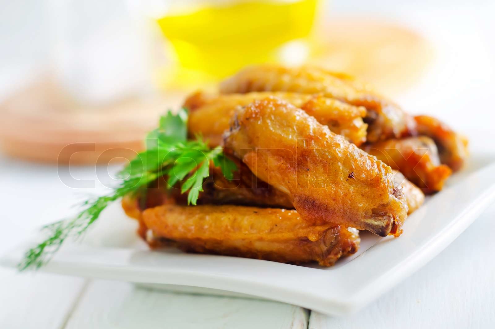chicken wings Stock image Colourbox