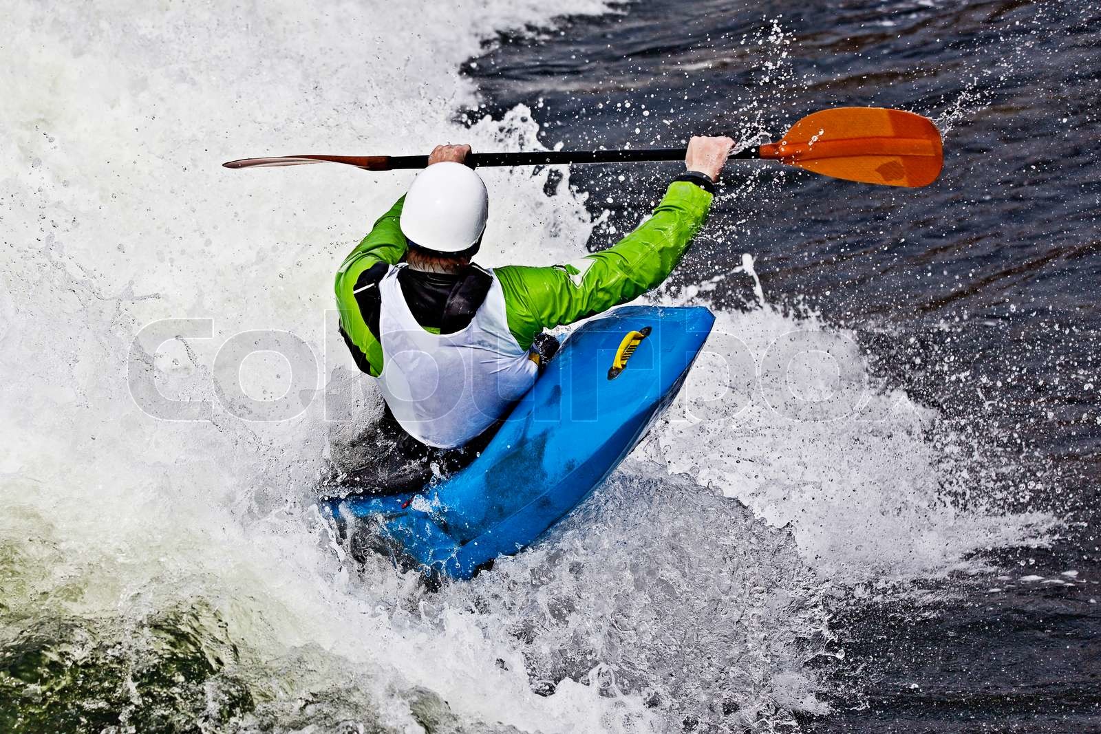 kayaking Stock image Colourbox