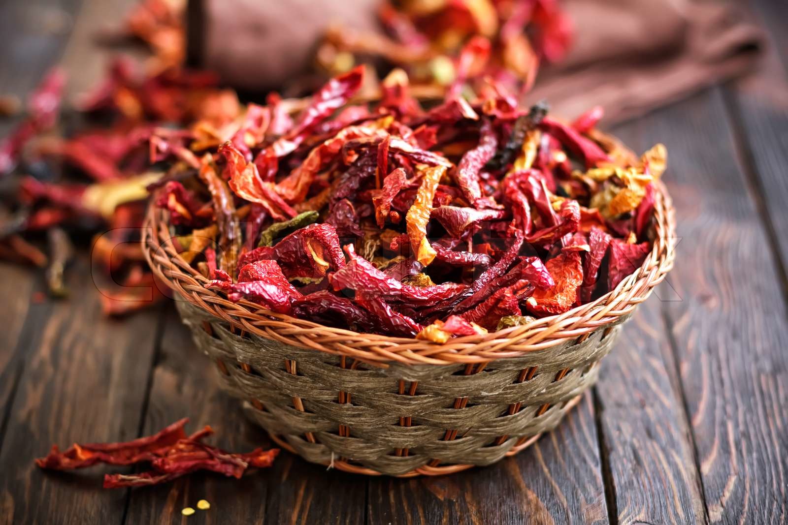 Dry pepper | Stock image | Colourbox