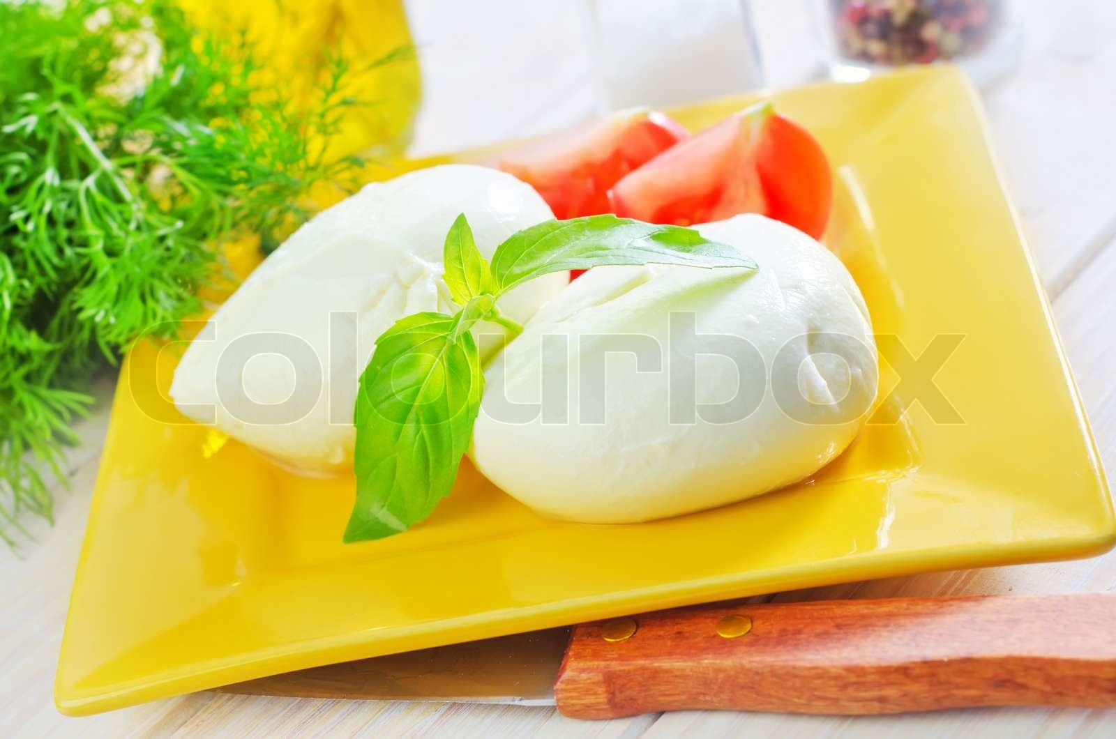 Mozzarella Stock Image Colourbox