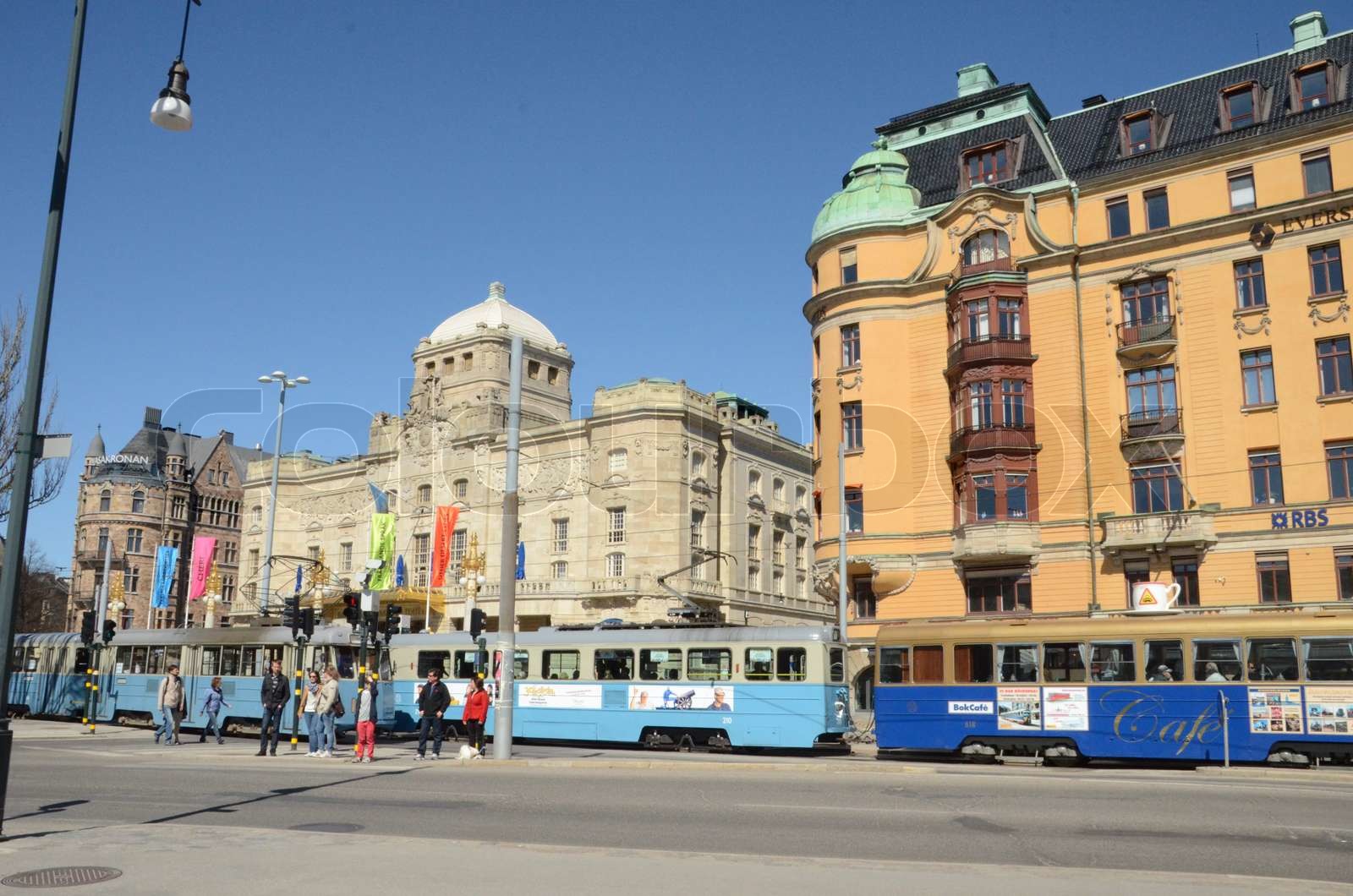 Stockholm Svensk hovedstad i Sverige turist en sommerdag Stock foto