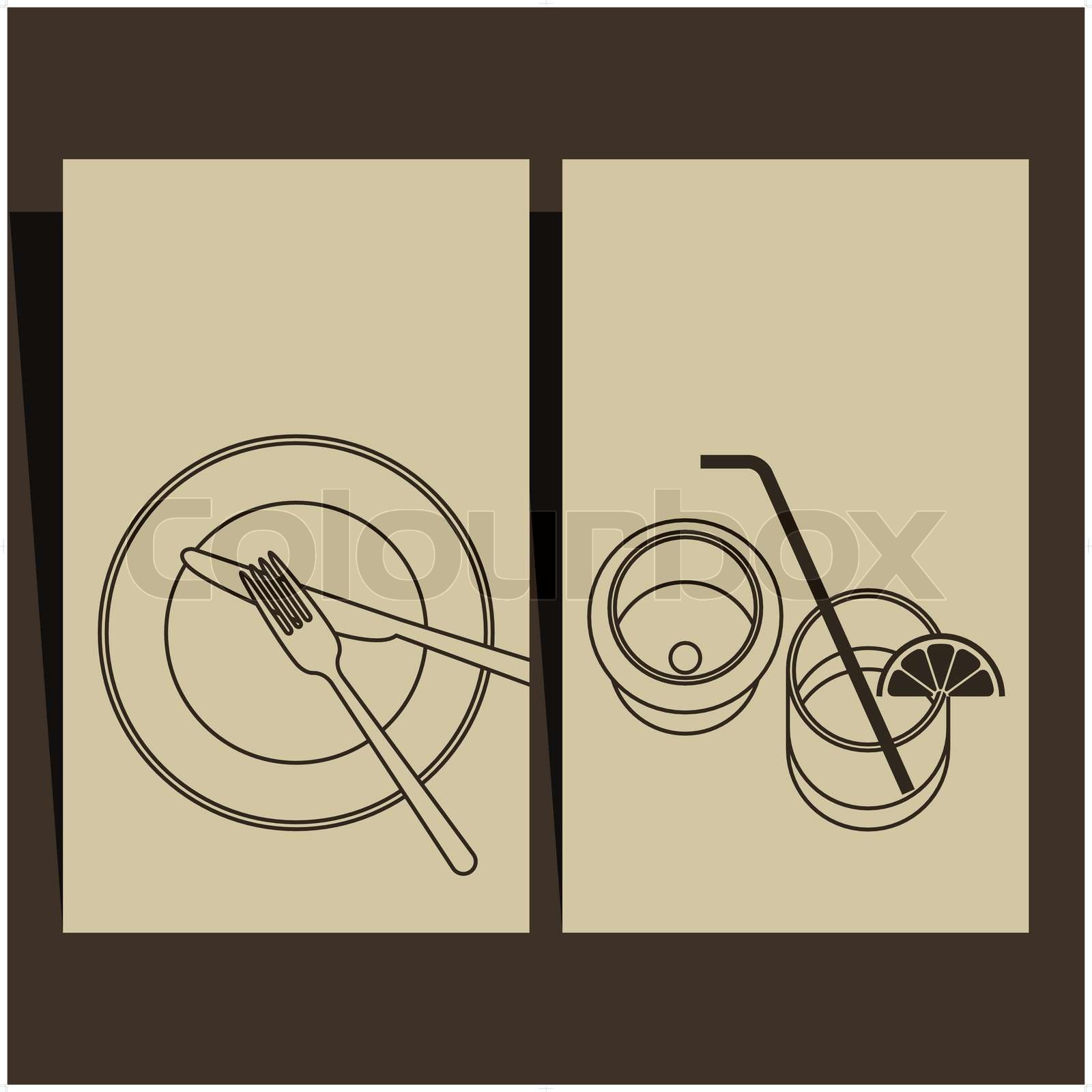 Menu design | Stock vector | Colourbox